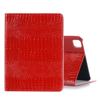 For iPad Pro 11 2024 Crocodile Texture Leather Tablet Case(Red) - iPad Pro 11 2024 Cases by buy2fix | Online Shopping UK | buy2fix