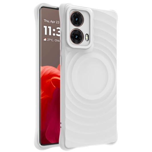 For Motorola Moto G85 5G / S50 Neo 5G IMAK UC-6 Series Manbo Frosting Soft Phone Case(White) - Motorola Cases by imak | Online Shopping UK | buy2fix