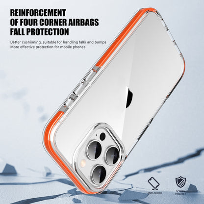 For iPhone 16 Pro Max TPE Airbag TPU+ PC Full Coverage Phone Case(Transparent) - iPhone 16 Pro Max Cases by buy2fix | Online Shopping UK | buy2fix