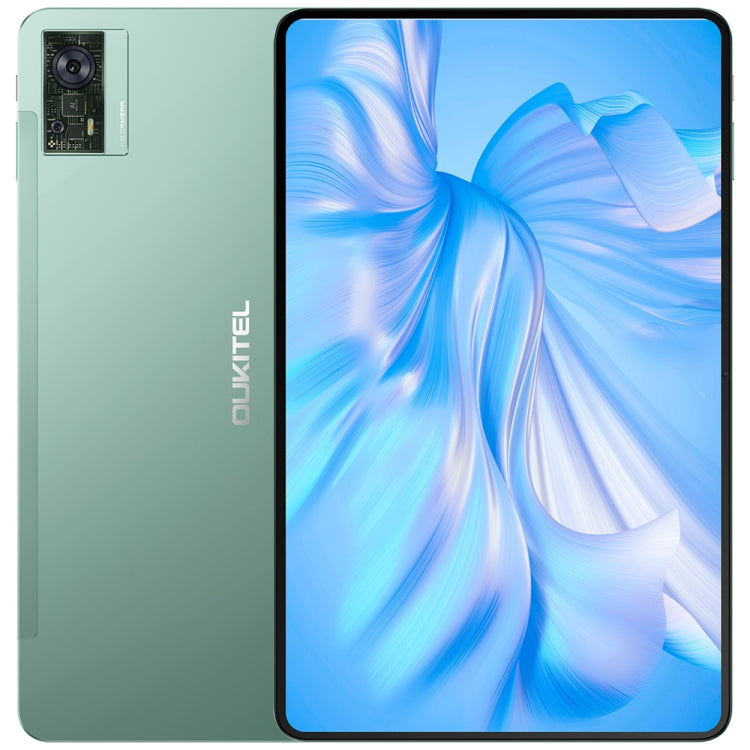 [HK Warehouse] OUKITEL OT5S Tablet PC 12 inch 2.4K Screen, 6GB+256GB, Android 14 Unisoc Tiger T606 Octa Core, Support Dual SIM 4G Network, EU Plug(Green) - Other by OUKITEL | Online Shopping UK | buy2fix