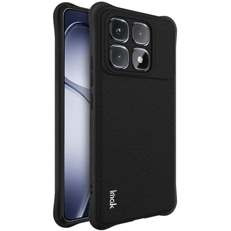 For Redmi K70 Ultra 5G imak Shockproof Airbag TPU Phone Case(Matte Black) - Xiaomi Cases by imak | Online Shopping UK | buy2fix