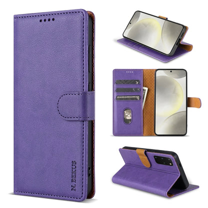 For Xiaomi 14 Ultra N.BEKUS CSJ-P1 Solid Color Leather Phone Case(Purple) - 14 Ultra Cases by N.BEKUS | Online Shopping UK | buy2fix