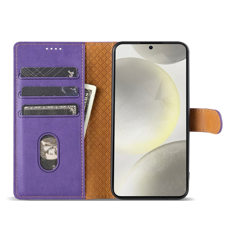 For Xiaomi 14 Ultra N.BEKUS CSJ-P1 Solid Color Leather Phone Case(Purple) - 14 Ultra Cases by N.BEKUS | Online Shopping UK | buy2fix