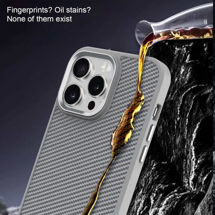 For iPhone 11 Carbon Fiber Texture MagSafe Magnetic Shockproof Phone Case(Black) - iPhone 11 Cases by buy2fix | Online Shopping UK | buy2fix