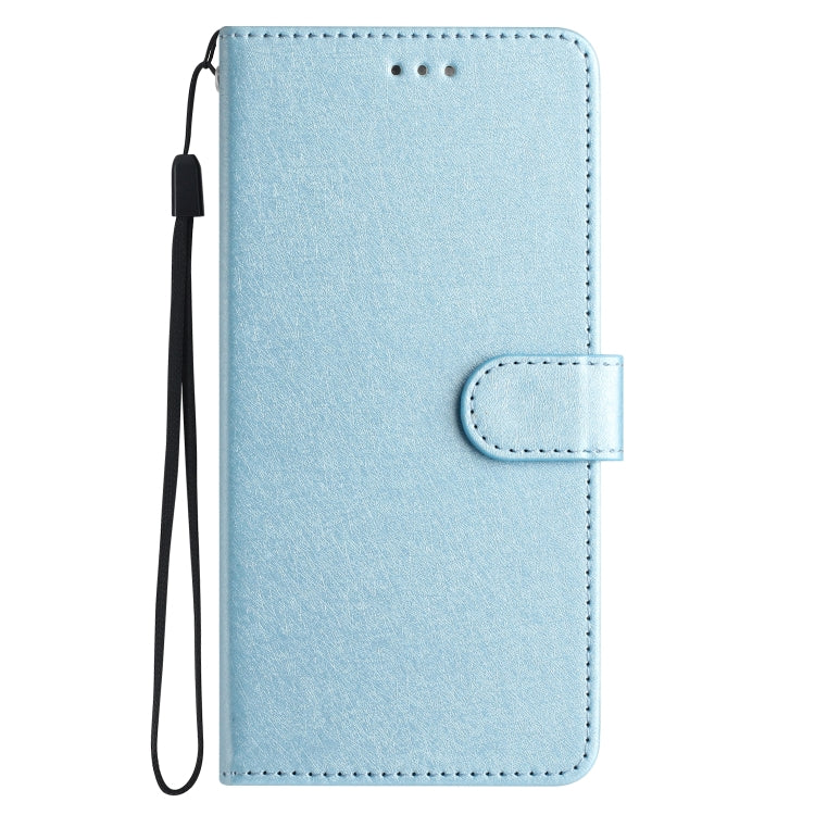 For iPhone 16 Pro Silk Texture Horizontal Flip Leather Phone Case(Light Blue) - iPhone 16 Pro Cases by buy2fix | Online Shopping UK | buy2fix