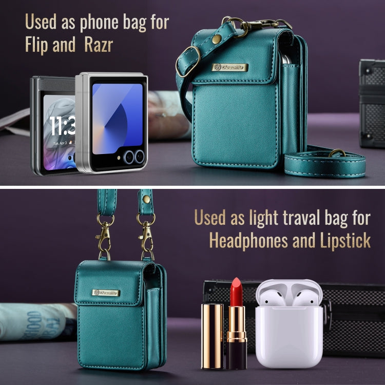 CaseMe Me50 Mini Universal Bag for Apple and Samsung Headphones + Lipstick(Green) - For AirPods 1/2 by CaseMe | Online Shopping UK | buy2fix