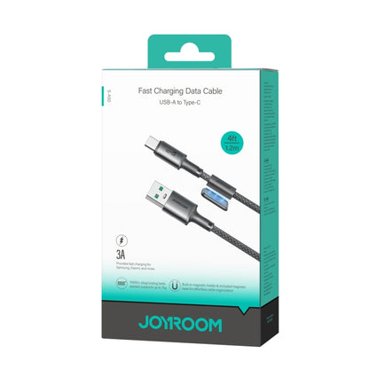 JOYROOM S-A50 3A 480Mbps Fast Charging Data Cable, USB-A to Type-C Cable, Length: 1.2m(Dark Gray) - USB-C & Type-C Cable by JOYROOM | Online Shopping UK | buy2fix