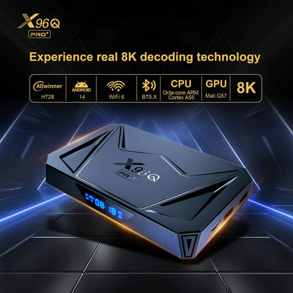 X96Q Pro+ Cortex-A55 Android 14 Octa-core CPU 4K HD Internet Set-top Box, RAM:4GB+32GB(AU Plug) - Others by buy2fix | Online Shopping UK | buy2fix