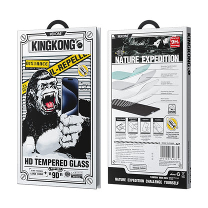 For iPhone 16 Pro WK WTP-087 Space King Kong 9D Curved HD Tempered Glass Screen Protector - iPhone 16 Pro Tempered Glass by WK | Online Shopping UK | buy2fix