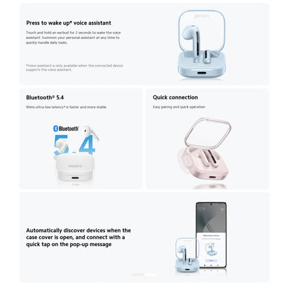 Original Xiaomi Redmi Buds 6 Active BT5.4 In-ear True Wireless Earbuds(Blue) - In Ear Wired Earphone by Xiaomi | Online Shopping UK | buy2fix