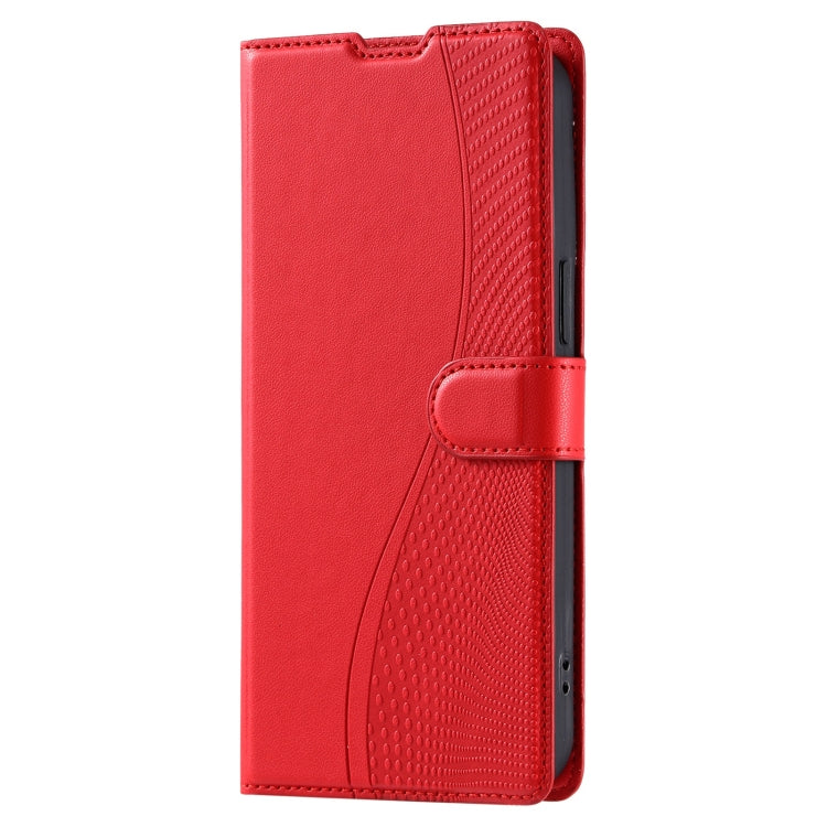 For iPhone 16 Pro Max Voltage Ultra-thin Dot Leather Phone Case(Red) - iPhone 16 Pro Max Cases by buy2fix | Online Shopping UK | buy2fix