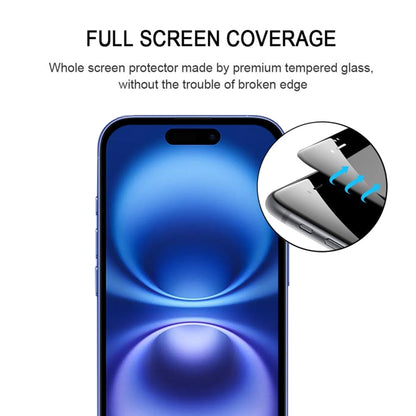 For iPhone 16 25pcs Full Glue Screen Tempered Glass Film - iPhone 16 Tempered Glass by buy2fix | Online Shopping UK | buy2fix