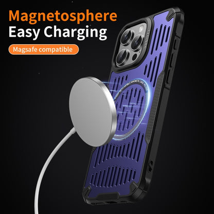 For iPhone 16 Pro Max Ice Front Cooling MagSafe Magnetic Phone Case(Sierra Blue) - iPhone 16 Pro Max Cases by buy2fix | Online Shopping UK | buy2fix