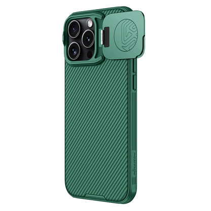 For iPhone 16 Pro Max NILLKIN CamShield Prop MagSafe Magnetic PC Phone Case(Green) - iPhone 16 Pro Max Cases by NILLKIN | Online Shopping UK | buy2fix