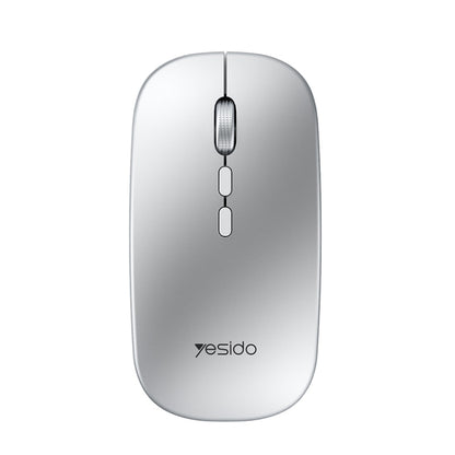 Yesido KB15 Slim 2.4G Rechargeable Wireless Optical Mouse(White) - Wireless Mice by Yesido | Online Shopping UK | buy2fix