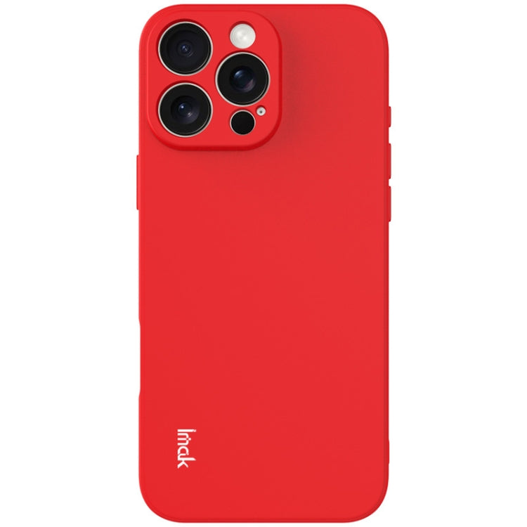 For iPhone 16 Pro imak UC-4 Series Straight Edge TPU Phone Case(Red) - iPhone 16 Pro Cases by imak | Online Shopping UK | buy2fix