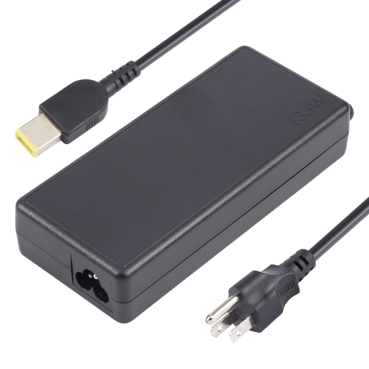 135W 20V 6.75A Laptop Notebook Power Adapter For Lenovo USB Jack, Plug:US Plug - For Lenovo by buy2fix | Online Shopping UK | buy2fix