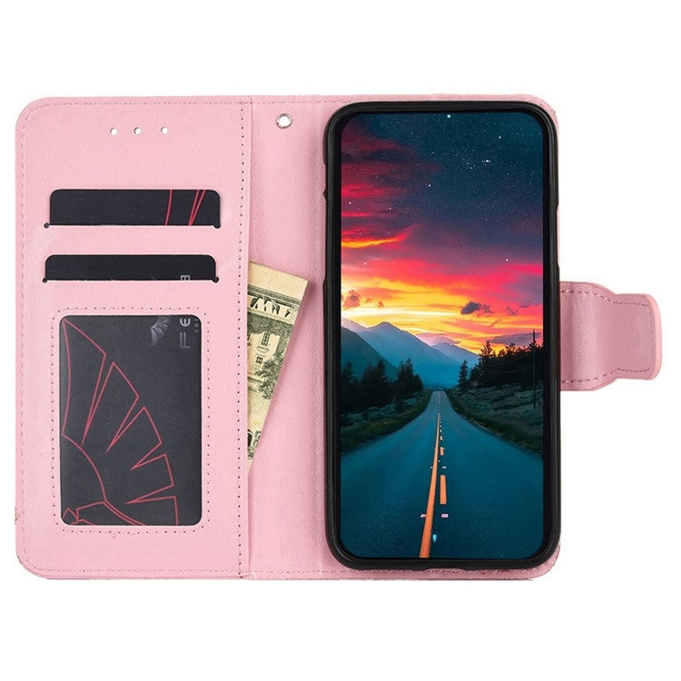 For iPhone 16 Plus Crystal Texture Leather Phone Case(Pink) - iPhone 16 Plus Cases by buy2fix | Online Shopping UK | buy2fix