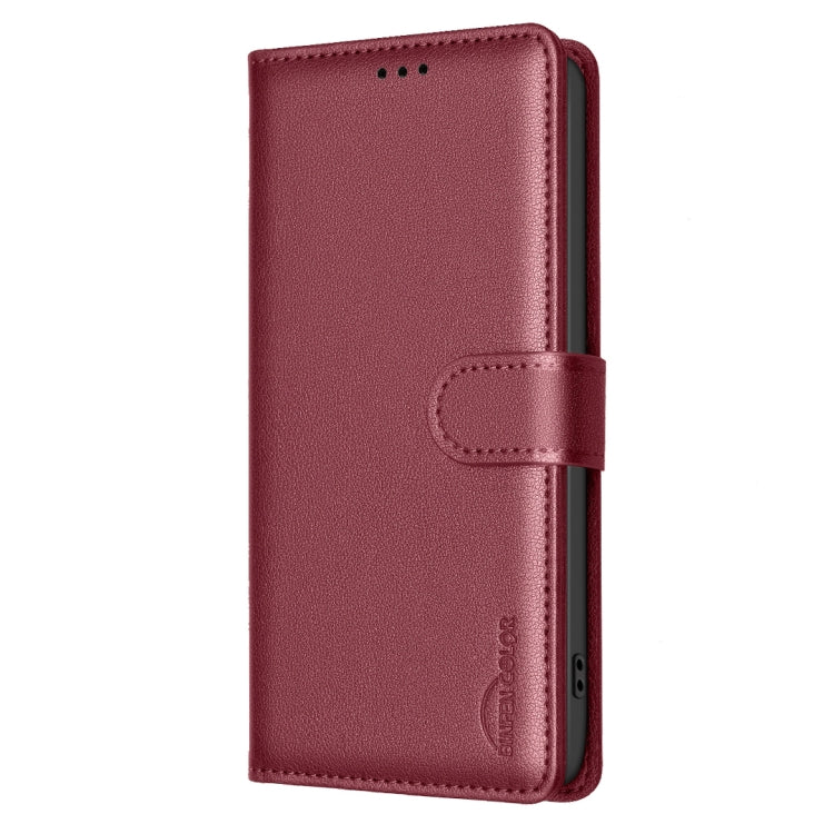 For Samsung Galaxy S25 Ultra 5G Litchi Texture RFID Anti-theft Leather Phone Case(Red) - Galaxy S25 Ultra 5G Cases by buy2fix | Online Shopping UK | buy2fix