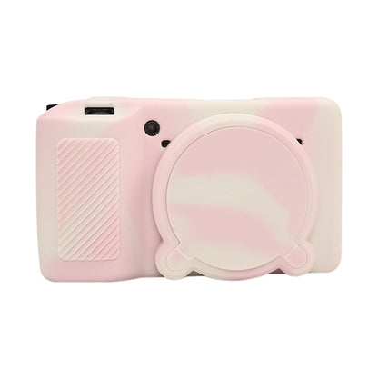 For Ricoh GR III Soft Silicone Protective Case(Mist Pink) - Protective Case by buy2fix | Online Shopping UK | buy2fix