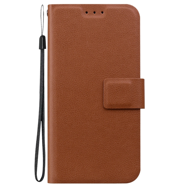 For Samsung Galaxy S25 Ultra 5G Ultra-thin Voltage Magnetic Buckle Leather Phone Case(Brown) - Galaxy S25 Ultra 5G Cases by buy2fix | Online Shopping UK | buy2fix