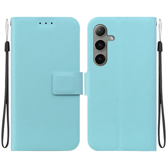 For Samsung Galaxy S25+ 5G Ultra-thin Voltage Magnetic Buckle Leather Phone Case(Green) - Galaxy S25+ 5G Cases by buy2fix | Online Shopping UK | buy2fix