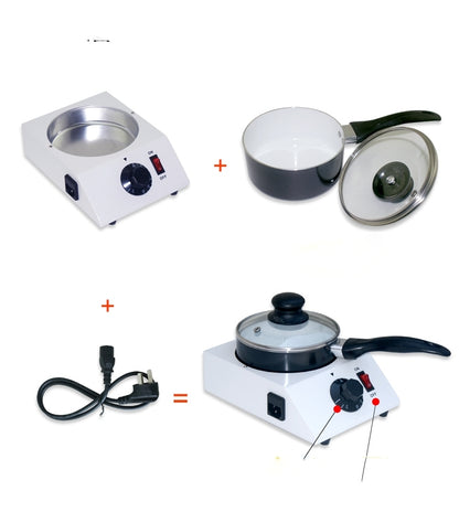 Chocolate Melting Machine With Adjustable Thermostat Melting Wax Machine, Size:29x22x19cm(AU Plug) - Electric Skillets by buy2fix | Online Shopping UK | buy2fix