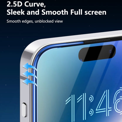 For iPhone 16 Pro JOYROOM Zero Sense Series 2.5D Full Screen Privacy Tempered Glass Film - iPhone 16 Pro Tempered Glass by JOYROOM | Online Shopping UK | buy2fix