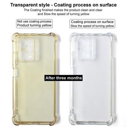 For ZTE nubia Red Magic 10 Pro imak Shockproof Airbag TPU Phone Case(Transparent) - ZTE Cases by imak | Online Shopping UK | buy2fix