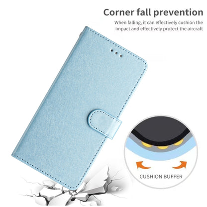 For Samsung Galaxy S25+ 5G Silk Texture Horizontal Flip Leather Phone Case(Light Blue) - Galaxy S25+ 5G Cases by buy2fix | Online Shopping UK | buy2fix