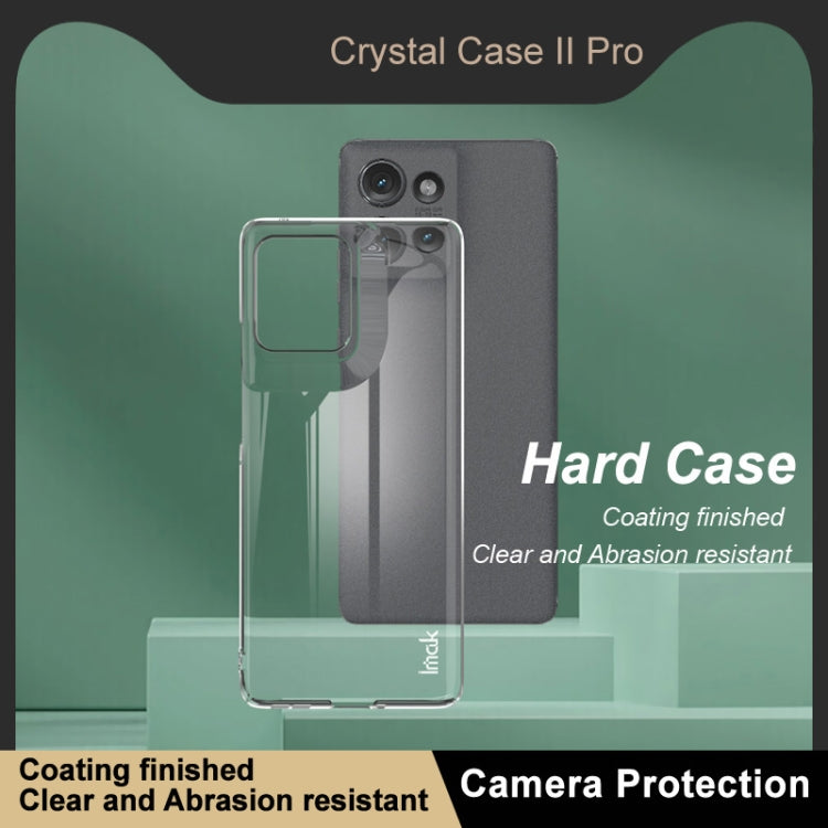 For Motorola Edge 50 5G imak Wing II Wear-resisting Crystal Protective Case - Motorola Cases by imak | Online Shopping UK | buy2fix