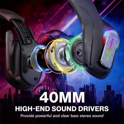 KOTION EACH G4100 Head-mounted Stereo Gaming Earphone with Mic, Black, Length: About 2.1m - Multimedia Headset by KOTION EACH | Online Shopping UK | buy2fix