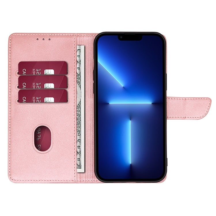 For Samsung Galaxy S25 Ultra 5G Calf Texture Buckle Flip Leather Phone Case(Rose Gold) - Galaxy S25 Ultra 5G Cases by buy2fix | Online Shopping UK | buy2fix