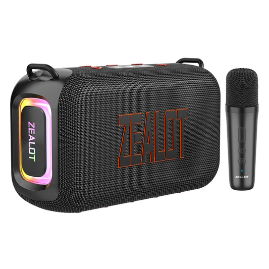 Zealot S85M 50W Outdoor Portable Bluetooth Speaker with Microphone(Black) - Waterproof Speaker by ZEALOT | Online Shopping UK | buy2fix