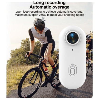 H88 1080P Thumb Sports Camera Mini WiFi Camera, Specification:Standard Version(White) - Video Cameras by buy2fix | Online Shopping UK | buy2fix