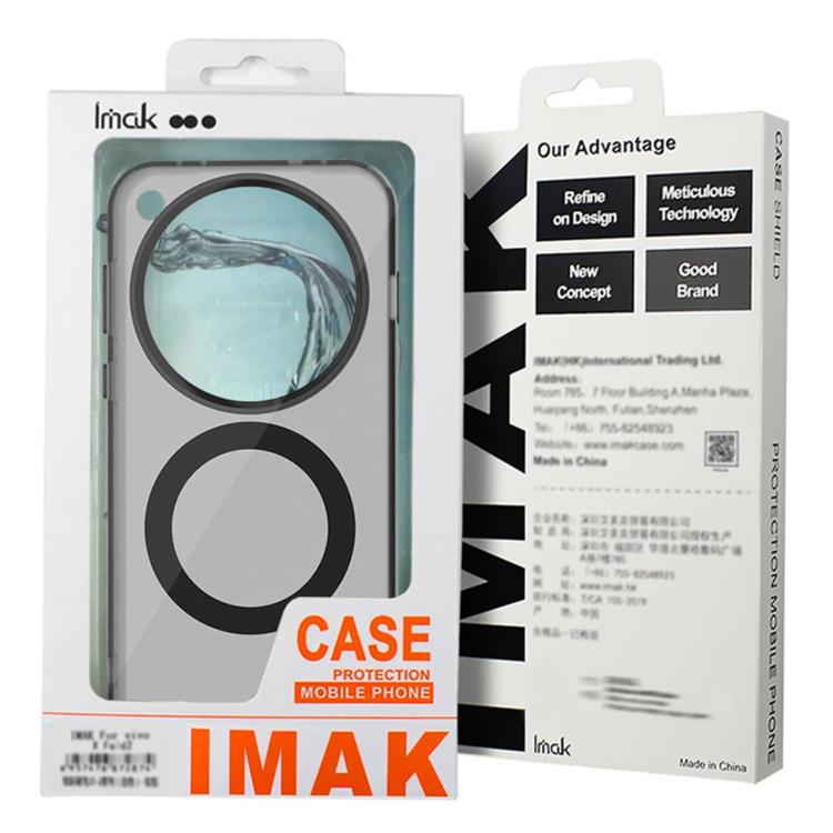 For Google Pixel 9 / 9 Pro IMAK Candy Series Shockproof MagSafe Phone Case(Black) - Google Cases by imak | Online Shopping UK | buy2fix