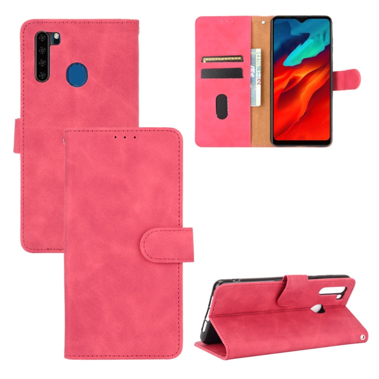 For Blackview A80 Pro Solid Color Skin Feel Magnetic Buckle Horizontal Flip Calf Texture PU Leather Case with Holder & Card Slots & Wallet(Rose Red) - More Brand by buy2fix | Online Shopping UK | buy2fix