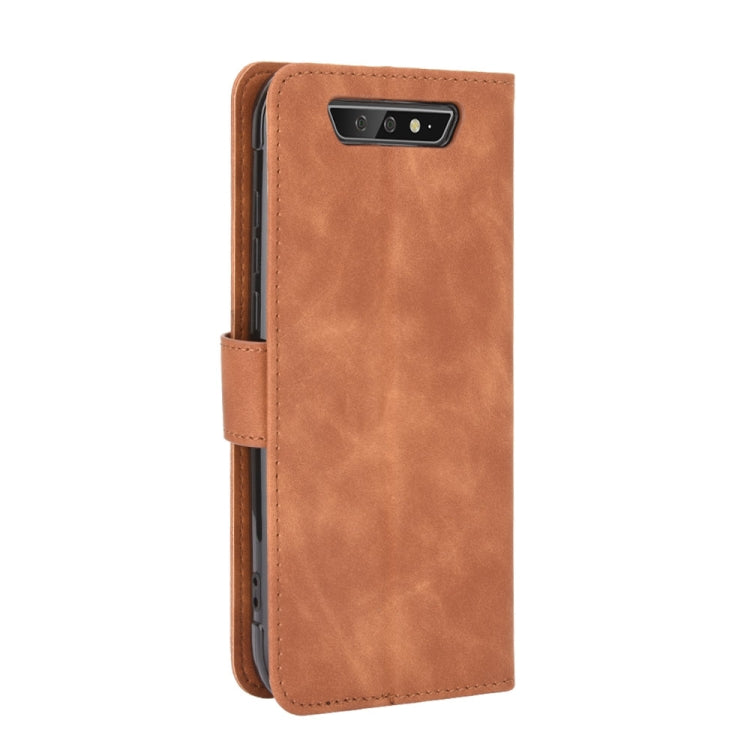 For Blackview BV5500 / BV5500 Pro / BV5500 Plus Solid Color Skin Feel Magnetic Buckle Horizontal Flip Calf Texture PU Leather Case with Holder & Card Slots & Wallet(Brown) - More Brand by buy2fix | Online Shopping UK | buy2fix