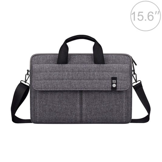 ST08 Handheld Briefcase Carrying Storage Bag with Shoulder Strap for 15.6 inch Laptop(Grey) - 15.6 - 17 inch by buy2fix | Online Shopping UK | buy2fix