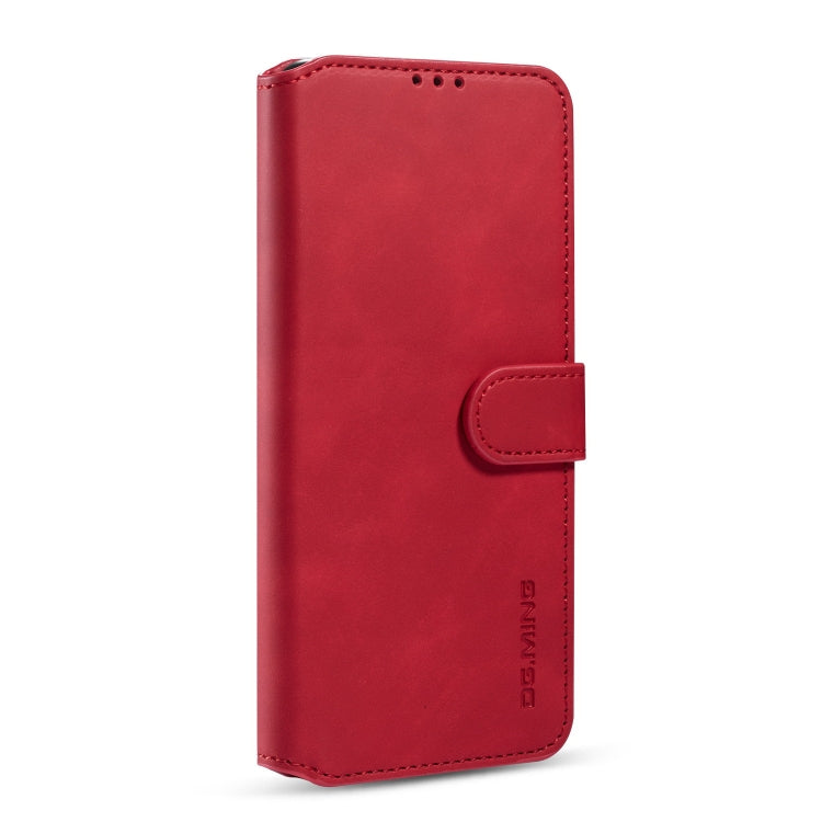 For Samsung Galaxy M31s DG.MING Retro Oil Side Horizontal Flip Case with Holder & Card Slots & Wallet(Red) - Galaxy Phone Cases by DG.MING | Online Shopping UK | buy2fix