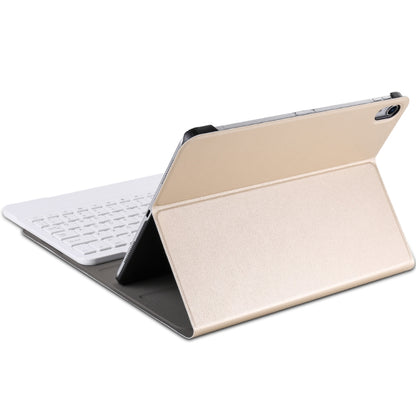 A098 Detachable Ultra-thin ABS Bluetooth Keyboard Tablet Case for iPad Air 4 10.9 inch (2020), with Stand(Gold) - For iPad Air by buy2fix | Online Shopping UK | buy2fix