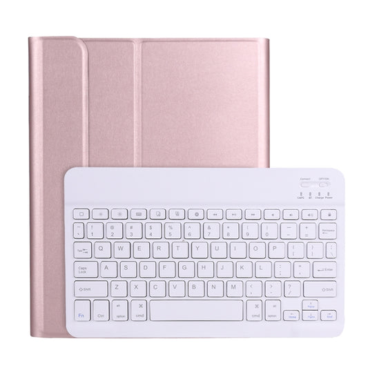 A098B TPU Detachable Ultra-thin Bluetooth Keyboard Tablet Case for iPad Air 4 10.9 inch (2020), with Stand & Pen Slot(Rose Gold) - For iPad Air by buy2fix | Online Shopping UK | buy2fix