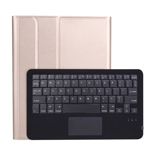 A098B-A Detachable ABS Ultra-thin Bluetooth Keyboard + TPU Tablet Case for iPad Air 4 10.9 inch (2020), with Stand & Pen Slot & Touch(Gold) - For iPad Air by buy2fix | Online Shopping UK | buy2fix