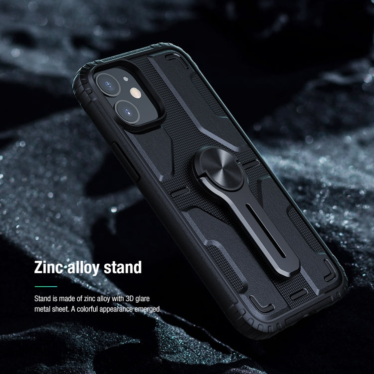 For iPhone 12 mini NILLKIN PC + TPU Medley Case with Removable Stand (Black) - iPhone 12 mini Cases by NILLKIN | Online Shopping UK | buy2fix