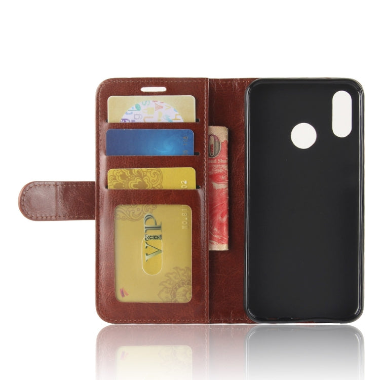 R64 Texture Single Fold Horizontal Flip Leather Case for Huawei P30 Lite, with Holder & Wallet & Card Slots & Photo Frame (Brown) - Huawei Cases by buy2fix | Online Shopping UK | buy2fix