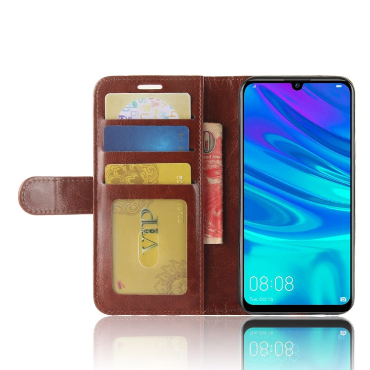 R64 Texture Single Fold Horizontal Flip Leather Case for Huawei P30 Lite, with Holder & Wallet & Card Slots & Photo Frame (Brown) - Huawei Cases by buy2fix | Online Shopping UK | buy2fix