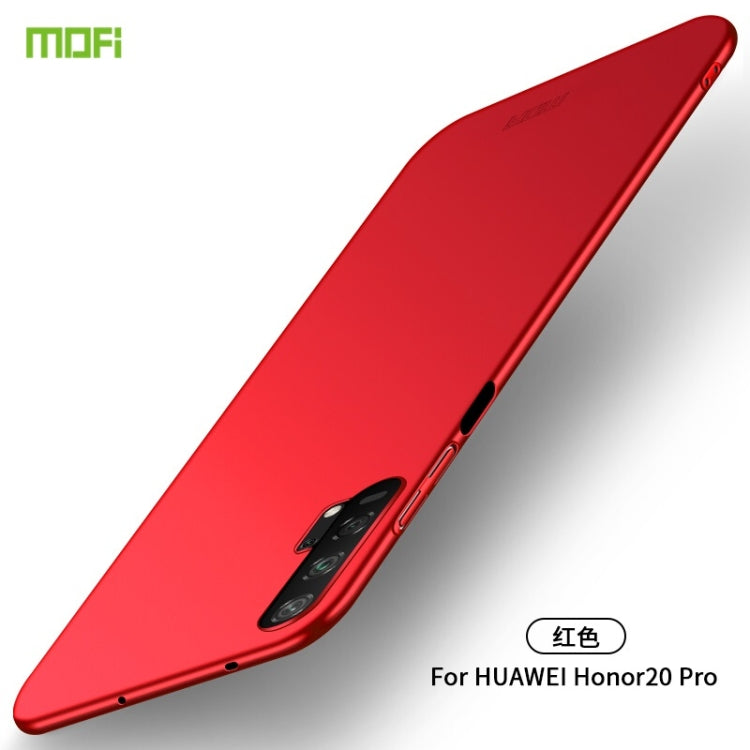 MOFI Frosted PC Ultra-thin Hard Case for Huawei Honor 20 Pro(Red) - Honor Cases by MOFI | Online Shopping UK | buy2fix