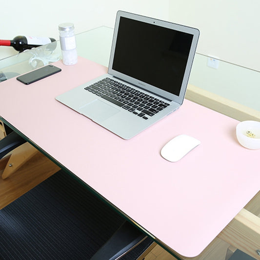 Multifunction Business PU Leather Mouse Pad Keyboard Pad Table Mat Computer Desk Mat, Size: 80 x 40cm(Pink) - Desk Pads by buy2fix | Online Shopping UK | buy2fix