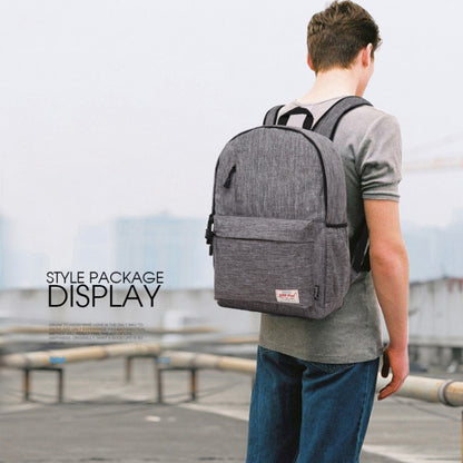 Universal Multi-Function Canvas Laptop Computer Shoulders Bag Leisurely Backpack Students Bag, Small Size: 37x26x12cm, For 13.3 inch and Below Macbook, Samsung, Lenovo, Sony, DELL Alienware, CHUWI, ASUS, HP(Magenta) - Backpack by buy2fix | Online Shopping UK | buy2fix