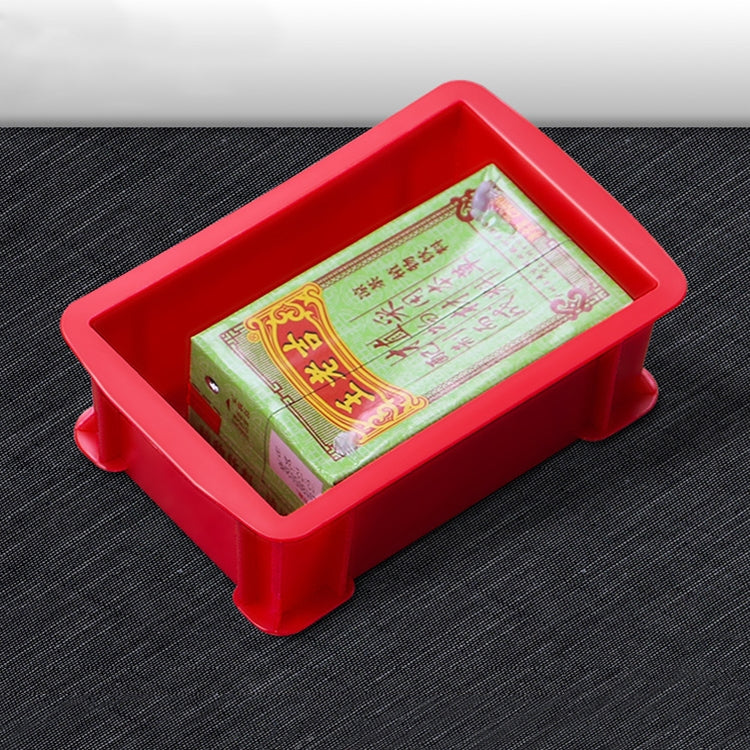 Thick Multi-function Material Box Brand New Flat Plastic Parts Box Tool Box, Size: 15.6cm x 10.1cm x 5.3cm(Red) - Storage Bags & Boxes by buy2fix | Online Shopping UK | buy2fix